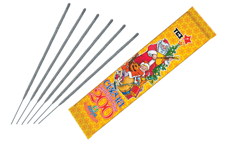  Бенгальские свечи 6 шт 200 мм в пакете  в Павлове